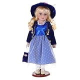 Riiichflowshop Elegantes viktorianisches Porzellan mit ländlichen Gewändern Dekoration für die Inneneinrichtung 40 cm Reborns