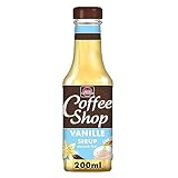 Schwartau Coffee Shop Vanille ohne Zucker, Kaffeesirup zum Verfeinern von Kaffeespezialitäten, 200ml