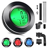 Fahrradcomputer Kabellos, Afenau Fahrrad Tacho mit 3-Farbige, 20 Funktionen, Abdichtung Hintergrundbeleuchtung, Fahrradtacho Kabellos, Kilometerzähler Fahrrad für Erwachsene und Kinder