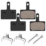 2 Paar Cube Bremsbeläge, MTB Fahrrad Bremsbeläge Scheibenbremse, Hintere Bremsbeläge Aus Metall für Shimano M315 M355 M375 M416 M446 M447 M475 M515 M525 M575 C501 C601 T615 T675 B01 B01S usw