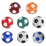 Cleminsta Tischfußball 8 Stück Tischfußball Kickerbälle 32mm Mini Tischfussball Ersatzbälle Kickerbälle Profi Tischkicker Mini Ball für Erwachsene Kinder Fußball Tisch Spiel Bedarf