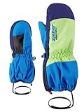 Ziener Kinder LEVI Ski-Handschuhe/Wintersport | wasserdicht atmungsaktiv, persian blue, 98cm