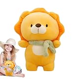 Realistischer Löwe Plüsch - 23 cm Schmusetuch Spielzeug für Kinder, Erstickendes Tierkissen | Miniatur Löwe Kuscheltier, Bettdeko oder Schlafzimmer für Kinder, Schlafbegleiter