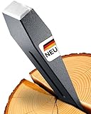 Langlebiger Spaltkeil für Holz Spaltkeil Holz spalten - Splitting Wedge Holzspaltkeil Grau - Treibkeil perfekt zum Holz spalten -2Kg