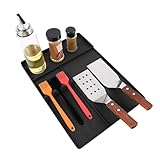 Celuicion Grillmatte für Grill, Halterung für Grill, große Schutzmatte aus Silikon, Kochzubehör für Plancha und Küche