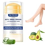 ACWOO Hydrating and Anti-Cracking Foot Cream, Urea Fußcreme 60%, Fusscreme Sehr Trockene Füsse, Heel Balm lindert Juckreiz für Trockene, Rissige Füße, Fersen, Ellbogen,40g
