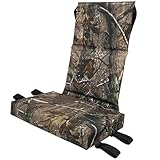 Generisch Jagdsitz, Baumständer Sitzkissen mit verstellbarem Riemen 18x12x23in Reißverschluss Baumständer Sitzplatz Universal Heavy Duty Dicked Camouflage Tree Seat ohne Klammer