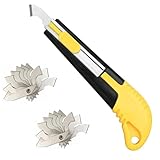 GIONAR Plexiglas Schneider Set, Profi Acrylschneider mit 20-teiliger Schneideklinge für Acrylplatten, Kunststoff, Plexiglas Zuschnitt, Acrylplatte PVC Platten Transparent, ABS Kunststoffplatte