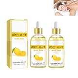 Mikabila (02)Körpersaft Öl Mango, Body Juice Oil,Handgefertigtes Feuchtigkeitsspendend Körperöl für Frauen,Natürliches Mango Körperöl feuchtigkeitsspendend,120ML*2