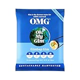 OMG [10er] Gerösteter Nori Blätter, Koreanische Lebensmittel, Gerösteter Seetang Blatter, Ganze Seealgen Algen Algenblätter Seaweed Yaki Noris Noriblätter, Sushi Reis Maki, Südkorea Premium Qualität