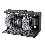 GGM Gastro | SPMFE | Schuhputzmaschine - 120 Watt - 2 Polier- & 1 Reinigungsbürste