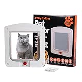 Kleine Katzenklappe, Katzeninnen Sie,Wetterfeste kleine Hundetür | Verstellbare Haustiervorräte, multifunktionale Welpenbarrieren für Innenräume, Keller, Garage