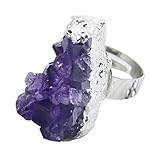 Ipetboom 1 Stück eleganter Fingerring für Frauen zierlich Gold Hochzeit frauen schmuck Handdekoration Amethyst-Ring-Schmuck zarter Ringdekor Ring-Schmuck- Ringschmuck Legierung