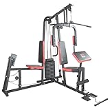 TrainHard® Kraftstation Multistation Fitnessstation inkl. Beinpresse