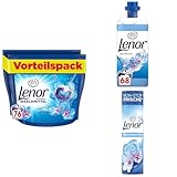 LENOR Aprilfrisch Waschmittel PODS 76 Waschladungen + Weichspüler 68 Waschladungen + Wäscheparfüm Aprilfrisch 300g