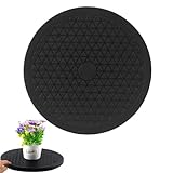 Drehbar Plattform,360 Grad Drehplattform,Drehscheibe Drehbarer Universal,Drehplatte mit Stahlkugellagern Drehplatte Mehrzweck für Laptops Monitor TV Lautsprecher Handwerk Pflanzen Küche (1PC 25cm)