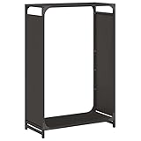 Eleganz Brennholzregal aus kaltgewalztem Stahl Schwarz 60x28x90 cm – Stabiles Holzregal für Kamine & Kaminöfen – Feuerschutz & Ordnung im Wohnzimmer oder Garten