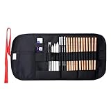 MARCO Skizzen Zeichen Bleistift Set 21 Stück Skizzier-Set Zeichenstifte für Skizzieren und Zeichnen, Zeichnungen Stifte für Anfänger Skizzieren für Künstler,Erwachsene, Teenager（21Stück）