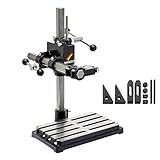 WABECO Bohrständer Fräsständer BF1240 mit Spannpratzen Satz 10-teilig, 2 Zustellachsen vertikal/horizontal Säule 500 Ausleger 350 mm Made in Germany