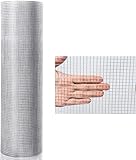 FANTASK Drahtgitter feinmaschig, 15M x 1,2M, 7 mm Maschenweite, Drahtzaun verzinkt, Wühlmausgitter für Hochbeete im Garten