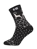 Ein Paar Norweger Socken Damen Und Herren Skandinavisches Design Skandinavische Socken Kuschelsocken 80% Wolle Dicke Socken Hyggelig Warm | Anthrazit Gr. 35-38
