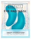 YEAUTY DEEP HYDRATION EYE PAD MASK, feuchtigkeitsspendende Augenpads mit Aloe Vera, Hyaluron und Vitamin E gegen trockene und spröde Haut, für eine optimal durchfeuchtete Augenpartie