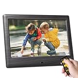 KODAK 7 Zoll Digitale Bilderrahmen, Elektronischer Fotorahmen, IPS-Bildschirm, Foto/Musik/Video Player/Kalender/Alarm, Unterstützung USB Oder SD Karte, Automatisch Drehende, mit Fernbedienung