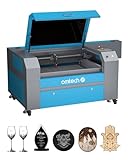 OMTech 100W Laser Graviermaschine 500 x 700 mm 100W CO2 Lasergravurmaschine Co2 Laser Cutter Lasergravierer Laser Graviergerät Autofokus 600 mm/s Doppelte Arbeitsbetten