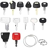 17 pcs Ersatz Zündschlüssel,Zündschlüssel set Baumaschinen,Baumaschinen Schlüssel Set,Bagger Schlüssel für JCB,Komatsu,Yanmar,Kobelco,Volvo,Bobcat,Takeuchi,Liebherr,HITACHI,John Deere Schlüssel,KUBOTA