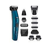 BaByliss MT890E Japanese Steel 12-1 Multitrimmer MT890E mit 12 Aufsätzen für Gesicht und Körper, wasserdicht, Kurzaufladung