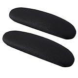 FYTXSZ Bürostuhl Armlehnenschoner Stretch Spandex Abnehmbare Waschbare Armlehne Abdeckungen Armlehnenbezüge Armlehnen Polster Bürostuhl Schutz Für Computerstuhl Schwarz M 8x24cm