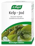 A.Vogel Kelp-Jod Meeresalgen Tabletten 120 Stück – Natürliches Jod aus Braunalge – Für eine normale Funktion der Schilddrüse und Nervensystem - laktosefrei - glutenfrei