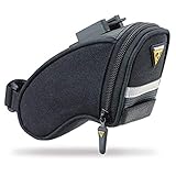 Topeak Satteltasche Mit Fixer F25 Aero Wedge Pack, Black, 15 x 7.5 x 8 cm, 0.41 Liter