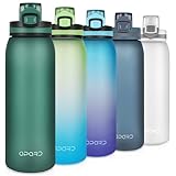 Opard Trinkflasche Sport 900ml -Wasserflasche aus Tritan BPA-Frei, Auslaufsicher Sportflasche für Kinder, Sport, Fitness, Fahrrad, Fußball, Outdoor