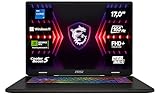 MSI Sword 17 HX, Gaming Laptop, 17,0' FHD+, Intel® Core™ i7 Prozessor 14650HX, 16 GB DDR5-5600 RAM, 1 TB, NVIDIA® GeForce RTX™ 4060, Windows 11 Home, QWERTZ Tastatur, B14VFKG-276