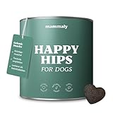 mammaly für Hunde Happy Hips Gelenk Snacks mit Grünlippmuschel Hund, Alternative zu Gelenktabletten Hund oder Grünlippmuschel Kapseln, Unterstützt Knochen und Gelenke, NEUES Rezept ca. 110 Snacks