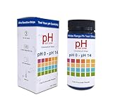 100pcs pH Teststreifen Kit, Universelle Anwendung (pH 0-14), Empfindlicher Test pH für Speichel&Urin