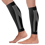 Qullmartle 2 Stück Wadenbandage,Kompressionsstrümpfe Sport Herren Damen,Waden Kompression,Wadenbandage Compression Sleeves Lower Leg,Compression Socks für Sport, Fussball,Laufen (L)