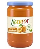 Aprikosenmarmelade mit Fruktose 330 g. 4er-Pack.