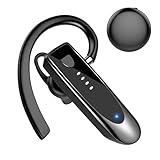 Bluetooth Headset Wireless Freisprech Telefon mit headset mikrofon V5.4 Freisprech-Bluetooth-Ohrhörer mit 20 Std Sprechzeit, 180 Std Standby , handy headset für Business/Büro/Autofahren, Schwarz