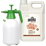 Envira Spinnen Abwehrspray 5 Liter + 2L Drucksprüher - Spray mit Langzeitwirkung gegen Spinnen, Winkelspinnen, Kreuzspinnen, Weberknecht - Mittel gegen Spinnen - Effektive Spinnenabwehr