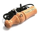 K & S Wildlocker Rehblatter Set Fiep-Piu Rehbock Blattjagd Lockruf REH-Fiep Kitzfiep Locker Blatter Blattzeit Holz Braun