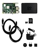 Atxx Raspberry Pi Base KIT | Raspberry Pi 4 4GB | Gehäuse | Netzteil | 2 Raspberry Pi Micro HDMI zu HDMI Kabel (2m) | 1 Micro SD Karte mit bereits installiertem Raspberry Pi OS