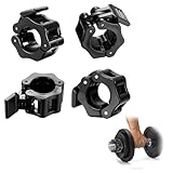 AONAYO 4er-Pack Hanteln Schnellverschluss,HantelverschlüSse 30mm,Schloss Hantel,Einhandmontage,Hantel Schnellverschluss 30mm,Langhantelschloss Geeignet FüR üBung,Gewichtheben,Training,FitnesszubehöR