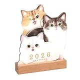 Tischkalender, Monatsplaner für den Schreibtisch mit Thema Haustiere – tägliche Organisation für Zuhause Büro Schule Lehrer Familie Kinder