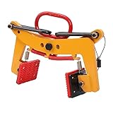 Robuste Steinhebeklemmen, 280 kg, Bordsteinzange für Granit- und Plattenheben, verstellbare Öffnung, 6–24 cm, vertikale Platte, Kranklemmen, Zange, Heber