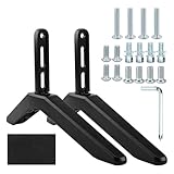 Universal-TV-Sockelfüße, Standfüße für 32-65 Zoll LCD, LED, Plasma-Fernseher, langlebiger und stabiler Tisch-TV-Ständer mit verstellbaren Halterungsbeinen und Installationsschrauben für Zuhause und