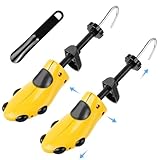 Alaoo Schuhspanner Herren und Damen-EU 35-42, 4-Wege Schuhdehner, Kunststoff & Metall Schuhdehner Schuhweiter, Schuhspreizer für Einstellbare Länge und Breite mit Schuhlöffel für alle Schuhe geeignet