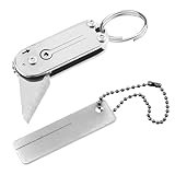 Svitzoot Klappmesser Taschenmesser, Mini Scharf Klappmesser, Taschenclip Jagdmesser, Mini EDC Taschenmesser für Outdoor, Camping