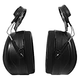 KICHOUSE Lärmdämmende Sicherheits-ohrenschützer für Helm mit Verstellbarem Komfort Industrieller Gehörschutz für Bauarbeiter Robuste Kapselgehörschützer für Langfristigen Einsatz im